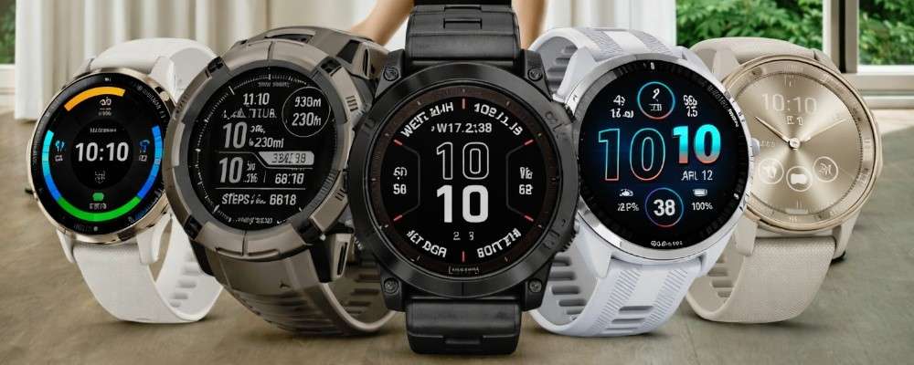 ガーミン　5種の時計画像