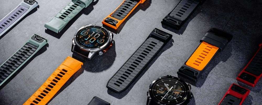 ガーミン　ベルトと円盤が並ぶ画像