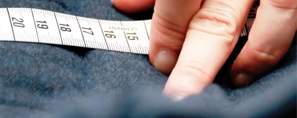 ヘルノ　採寸画像