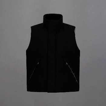 クリンクルメタリック　ジレ画像