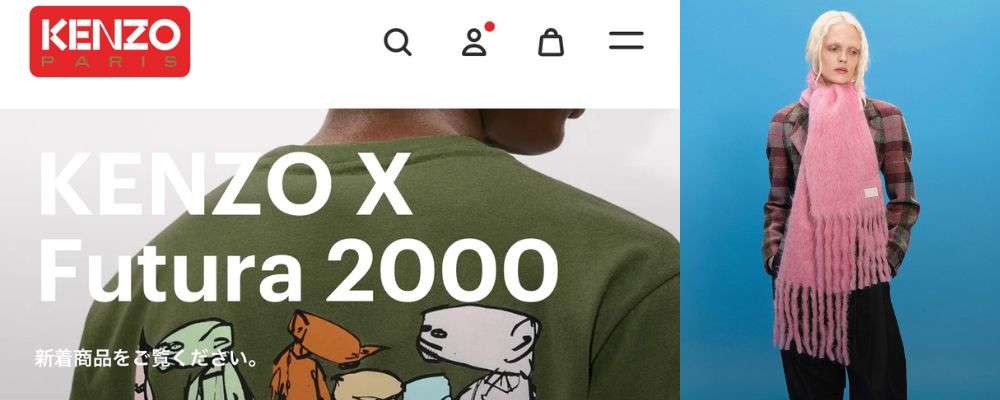 ケンゾー公式オンラインストア・正規通販サイト画像