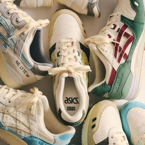 Kith×asicsコラボスニーカー画像