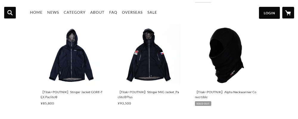 BARRIOオンラインストア画像