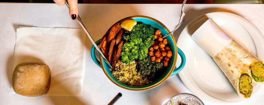 ヘルシー料理の画像