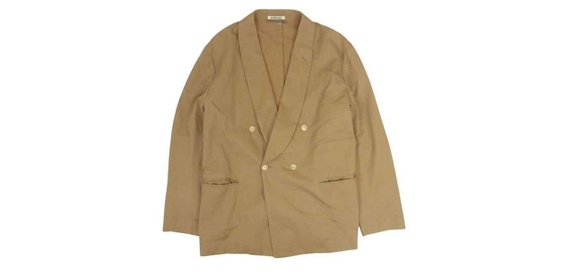 オーラリー 21AW A21AJ01CW SUPER FINE WOOL COTTON TWILL  買取実績