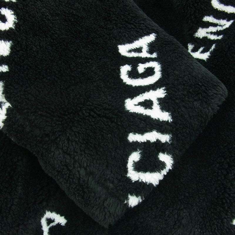バレンシアガ 19AW 583846 TGQ02 ロゴ総柄 ボア 内キルティング 中綿 コート 買取実績 画像