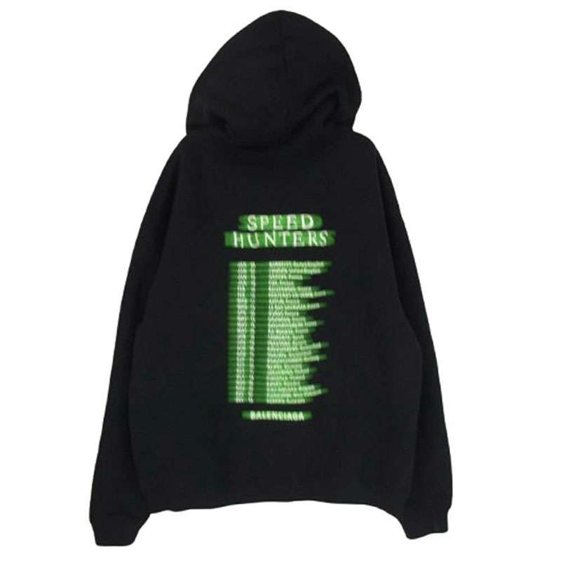 バレンシアガ 19SS 556095 TDV15 SPEEDHUNTERS PRINT スピードハンターズ プリント スウェット パーカー 買取実績 画像
