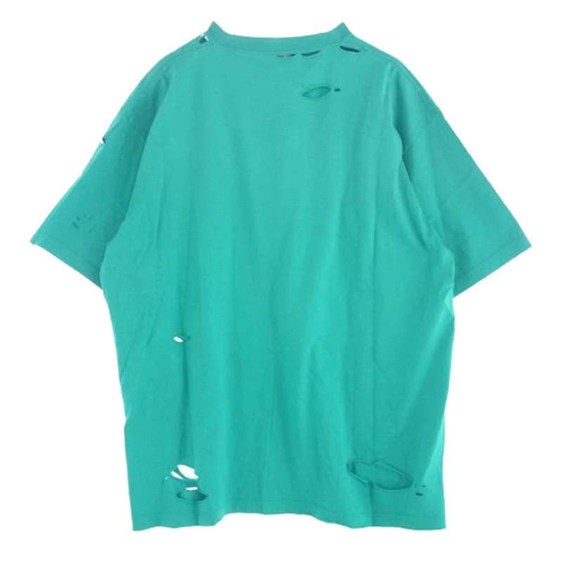 【セール】バレンシアガ☆Boxy ヴィンテージTシャツ651795 TKVB8 BALENCIAGA バレンシアガ サイズ:XS 651795 TKVB8 デストロイ
