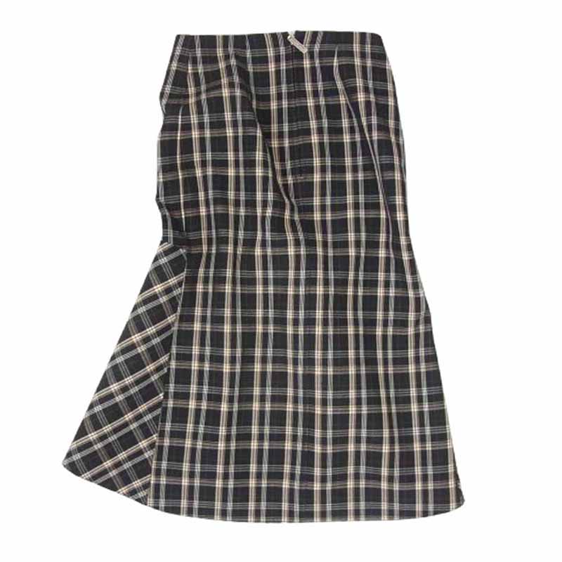 バレンシアガ 571616 TGT02 Godet Midi Skirt チェック柄 ゴデット ミディ スカート 買取実績 画像
