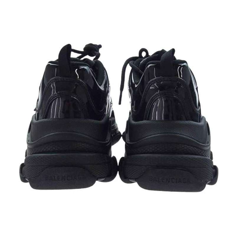 バレンシアガ 734954 Triple S Sneaker Black Patent トリプルS エナメル パテント スニーカー 買取実績 画像
