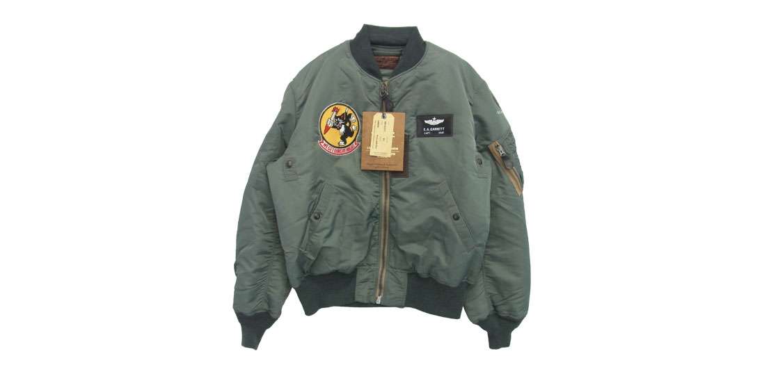バズリクソンズ BR15571 TYPE MA-1 ALBERT TURNER & CO.,INC. 319th FTR.INTCP.SQ. アルバート・ターナー社 初期型MA-1 カスタムモデル ミリタリーブルゾン ジャケット 買取実績