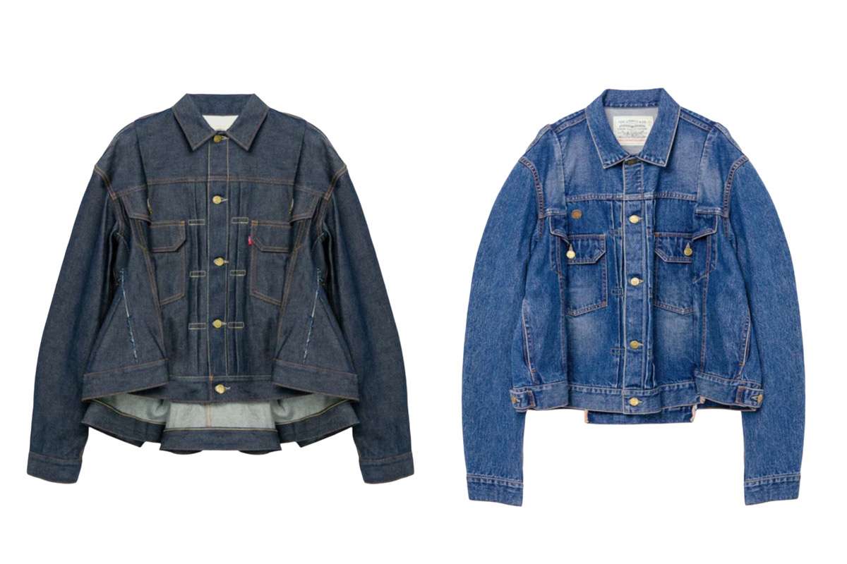 2025年 sacai サカイ Levi’s リーバイス デニム ジャケット 画像