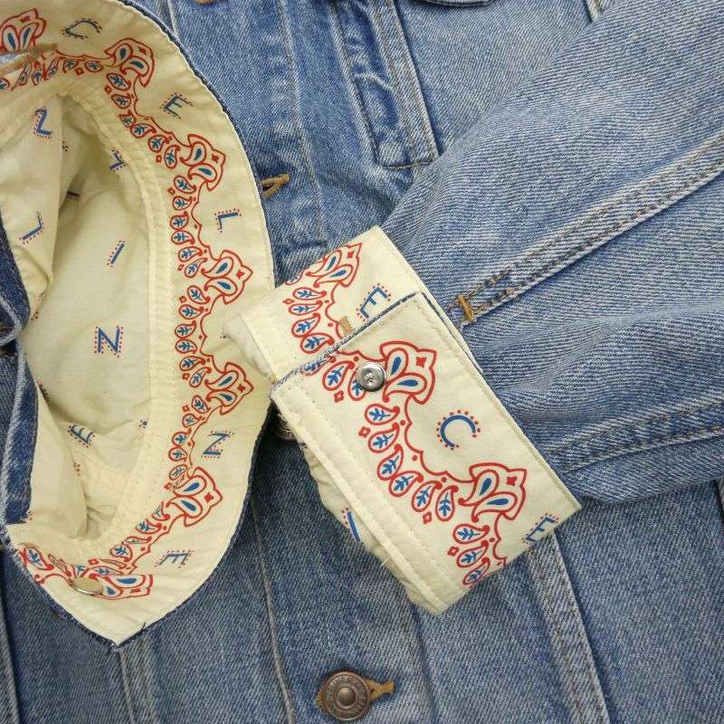 セリーヌ 23SS 2Q623206T Vシェイプトラッカー ピズモウォッシュ デニムジャケット 買取実績 画像