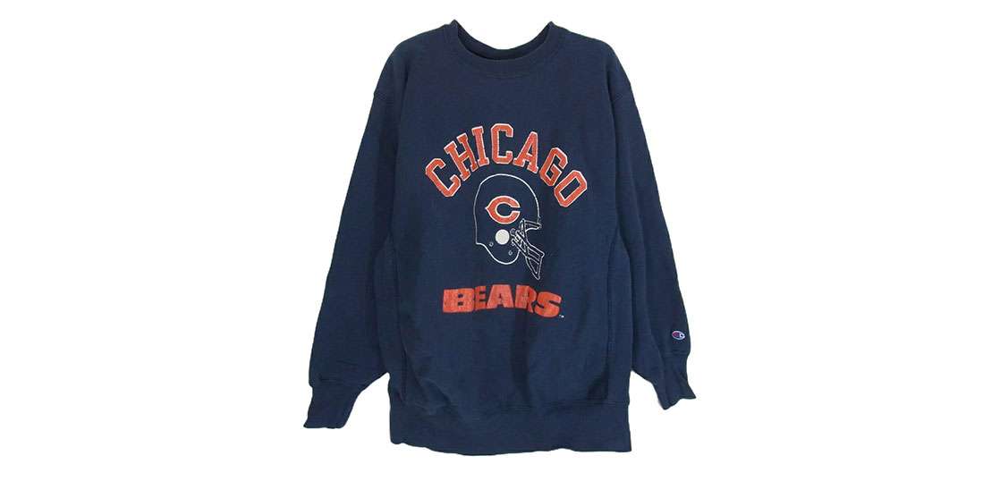 ヴィンテージチャンピオン 90s CHICAGO BEARS リバースウィーブ プリント スウェット 買取実績