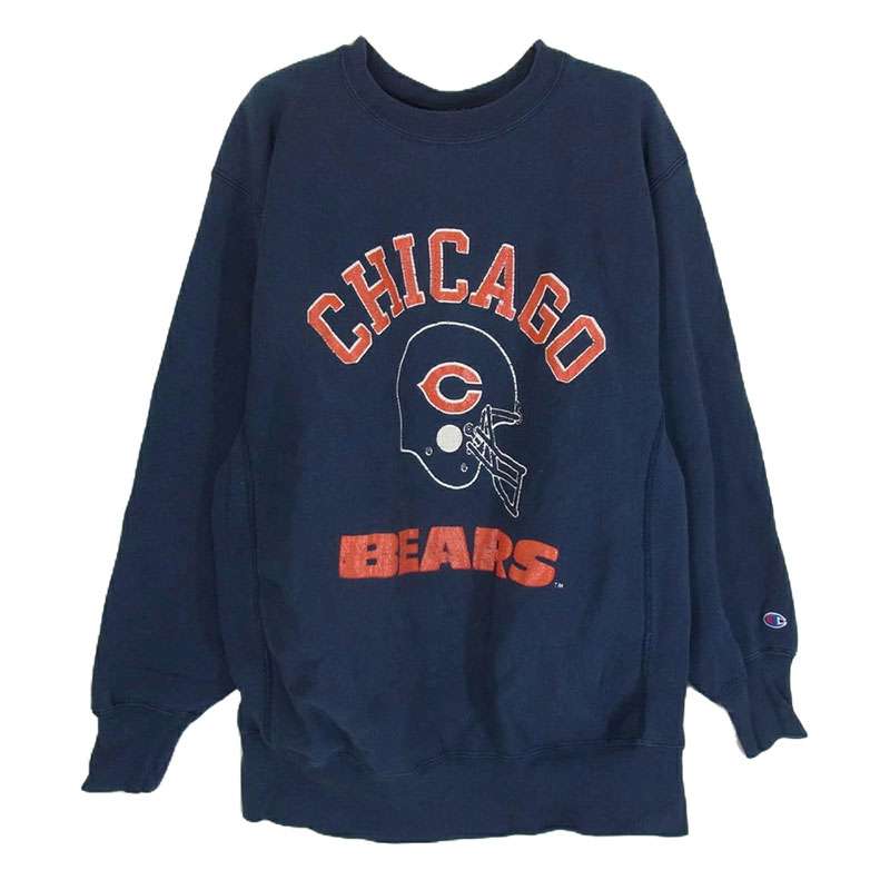 チャンピオン 90s CHICAGO BEARS リバースウィーブ プリント スウェット 買取実績 画像