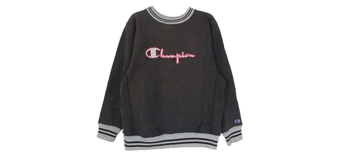 チャンピオン 90s リブライン リバースウィーブ スウェット 刺繡タグ クルーネック 買取実績