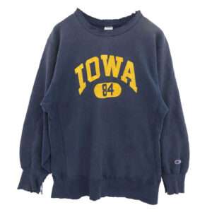 ヴィンテージチャンピオン 90s USA製 刺繍タグ リバースウィーブ IOWA プリント スウェット 買取実績