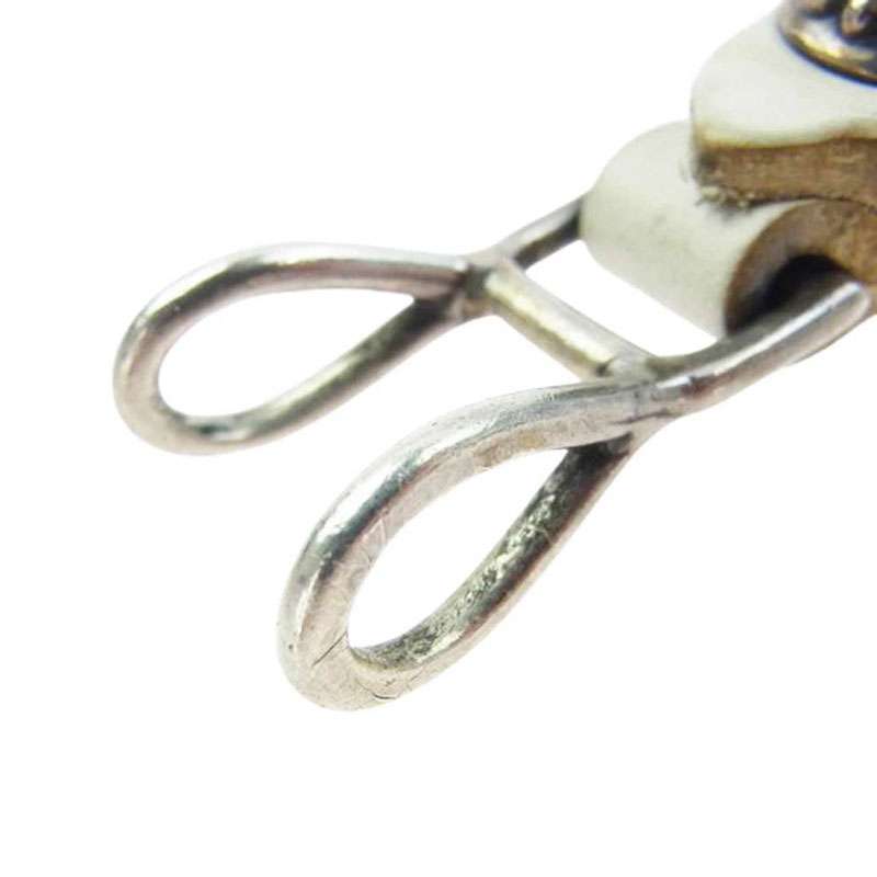 クロムハーツ（原本無） BELT LOOP クロスボール ボタン レザー ベルト ループ 買取実績 画像