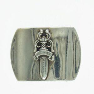 クロムハーツ（原本無） BUCKL MIL DGR ミリタリー レイズド ダガー シルバー バックル 買取実績