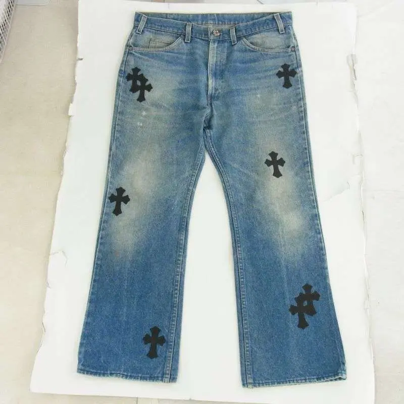 クロムハーツ（原本有） × LEVI'S リーバイス VNTG JEAN BLU ORNG TAB