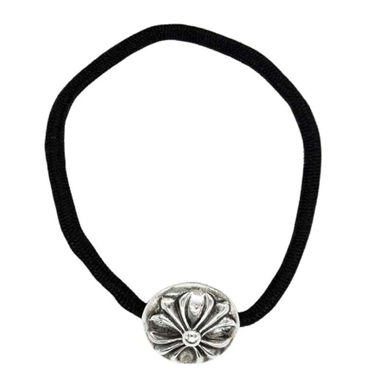 クロムハーツ（原本無） OLD HAIRBAND オールド クロスボール ヘアバンド ヘアゴム コンチョ 買取実績 画像