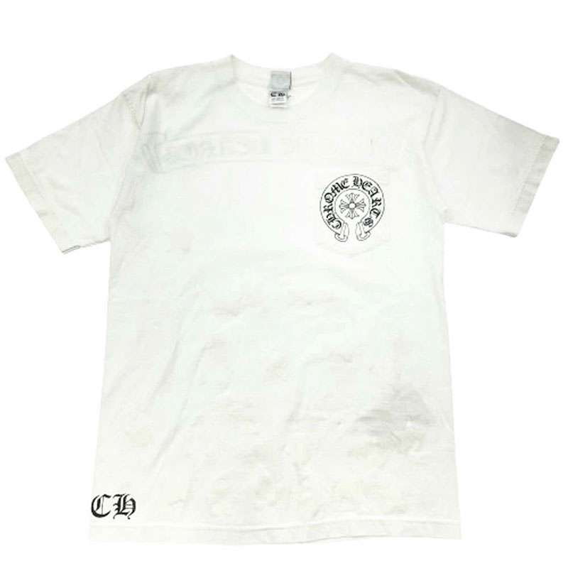 クロムハーツ（原本無） ホースシュー ポケット スクロール ラベル スター 半袖 Tシャツ 買取実績 画像
