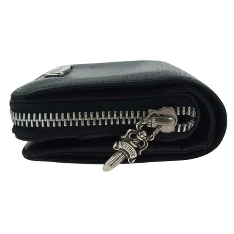 クロムハーツ（原本有） SQ ZIP BILL スクエアジップビル ダガージップ レザーウォレット 財布 買取実績 画像