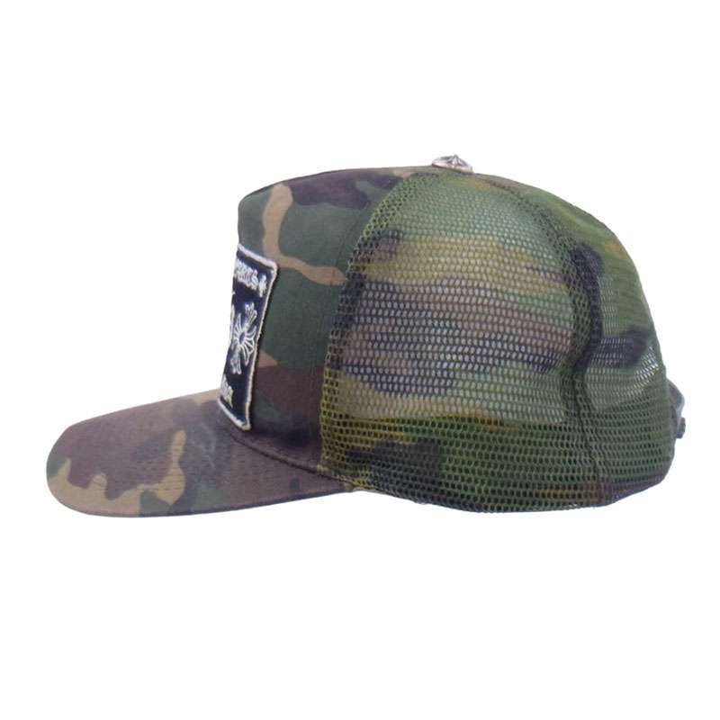クロムハーツ(原本無)TRUCKER CAP オールド カモフラ 迷彩 クロスボール メッシュ キャップ 帽子 買取実績 画像