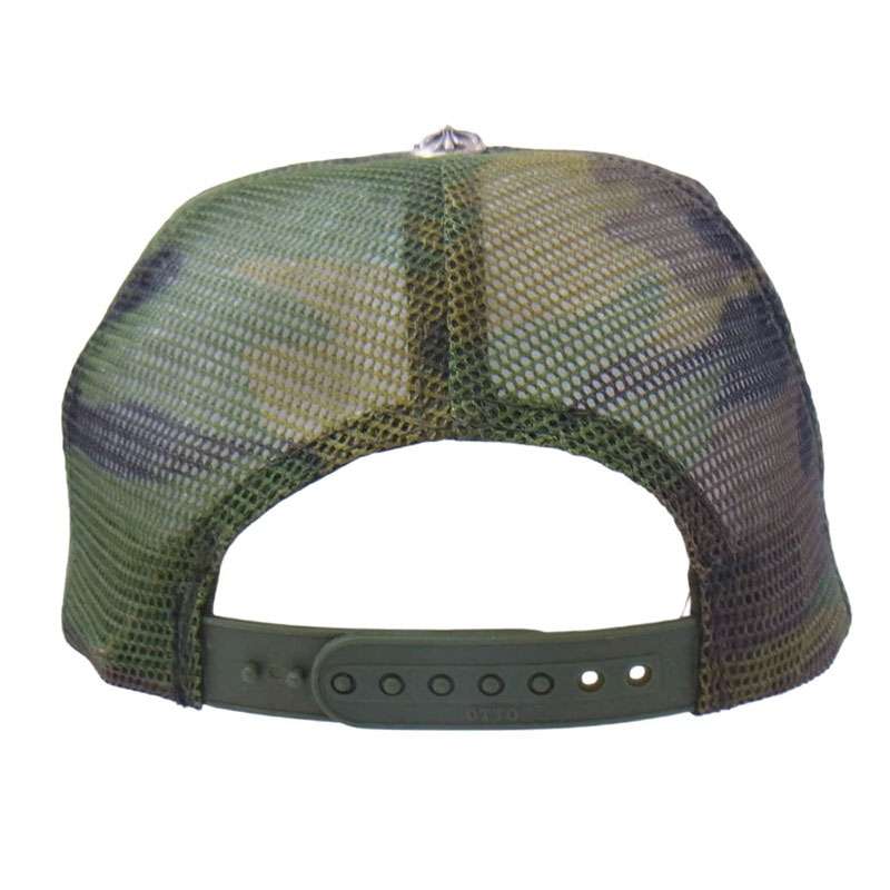 クロムハーツ(原本無)TRUCKER CAP オールド カモフラ 迷彩 クロスボール メッシュ キャップ 帽子 買取実績 画像