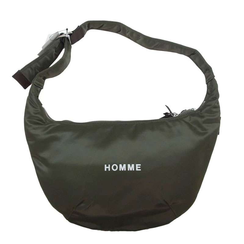 コムデギャルソンオム 25AW HP-K206 COTTON NYLON SHOULDER BAG ロゴ コットン ナイロン ショルダー バッグ 買取実績 画像