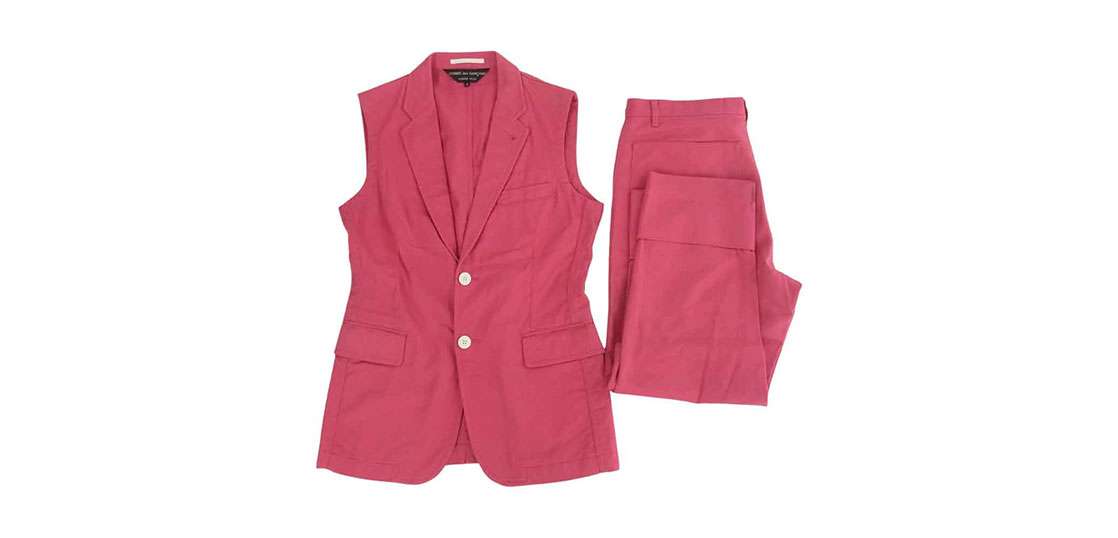 コムデギャルソンオムプリュス AD2011 PI-J105 PI-P057 ノースリーブ 綿ジャケット 9分丈綿パンツ セットアップ 買取実績