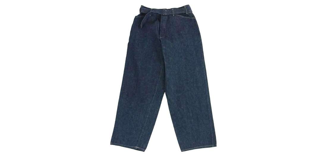 コモリ 21SS T01-03004 ベルテッド デニム パンツ 買取実績