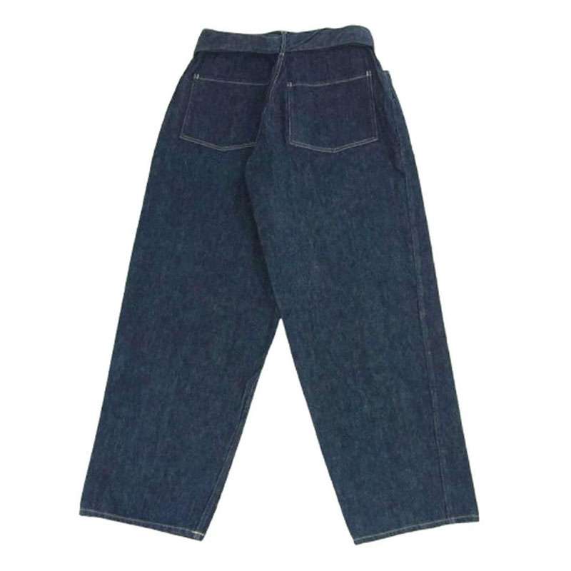 コモリ 21SS T01-03004 ベルテッド デニム パンツ 買取実績 画像