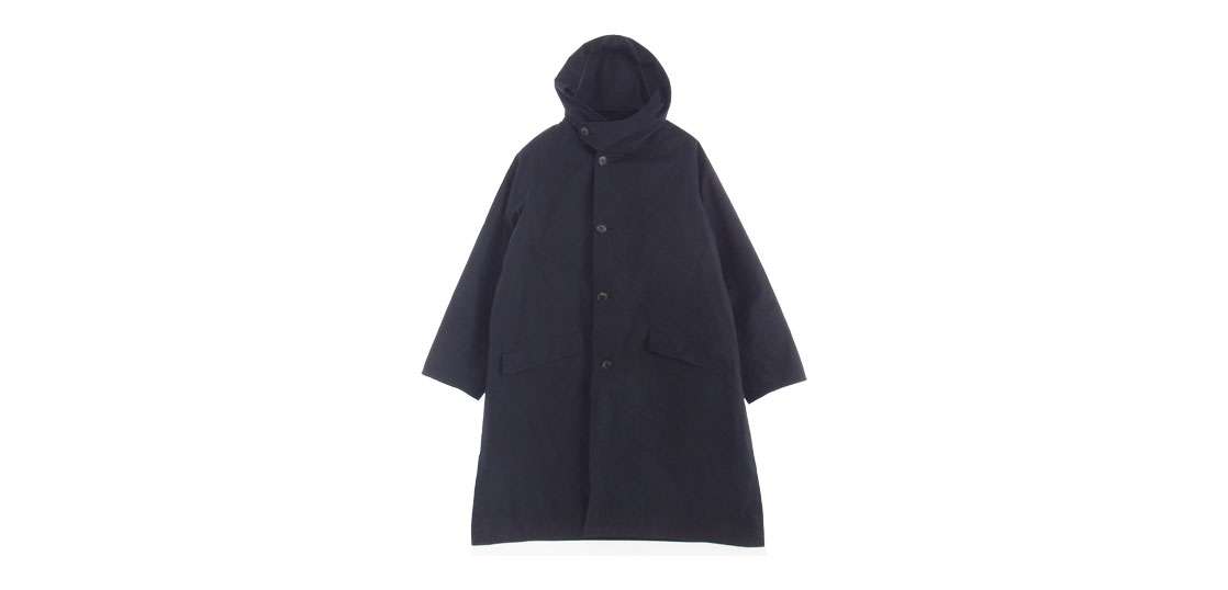 最安値 22AW COMOLIフーデッドコートW03-04012 サイズ2 コモリ W03-04012 コットンフーデッドコート モッズコート 買取実績