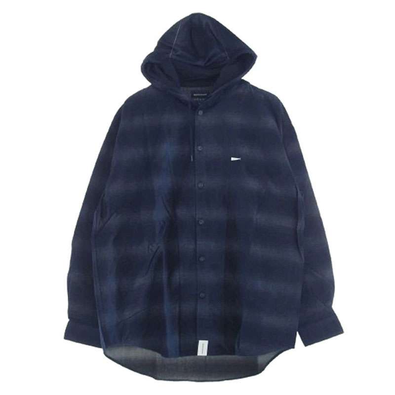 ディセンダント 232WVDS-SHM04 MULE HOODED STRIPE LS SHIRT フード付き シャツ 買取実績 画像