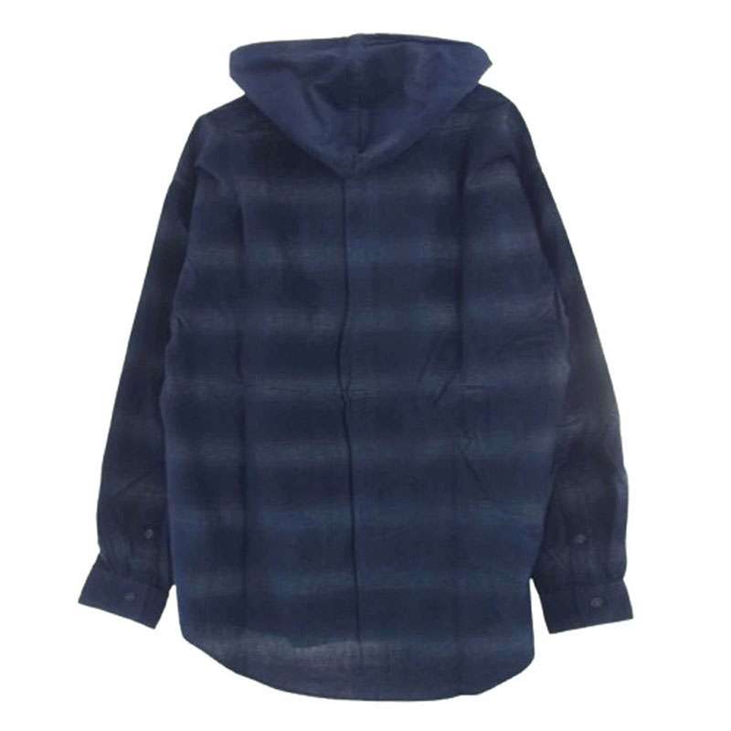 ディセンダント 232WVDS-SHM04 MULE HOODED STRIPE LS SHIRT フード付き シャツ 買取実績 画像