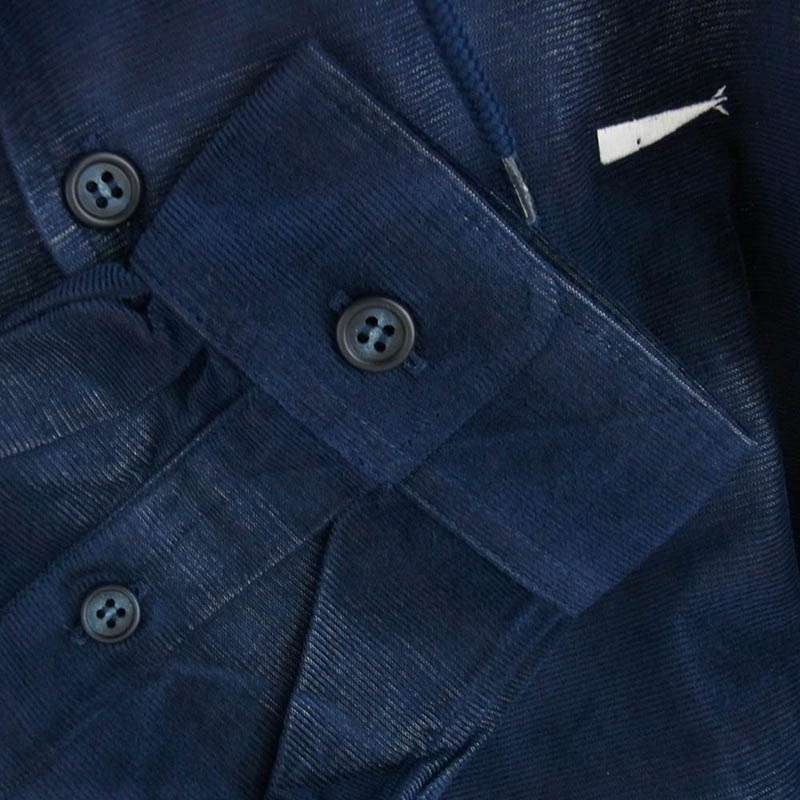 ディセンダント 232WVDS-SHM04 MULE HOODED STRIPE LS SHIRT フード付き シャツ 買取実績 画像