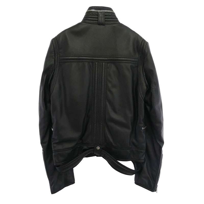 ディオールオム 04AW 4HH5041101 エディ期 フラップ レザー シングル ライダース ジャケット 買取実績 画像