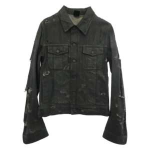 ディオールオム 04SS 4EH1049686 エディ期 コーティング デストロイ デニム ジャケット 買取実績