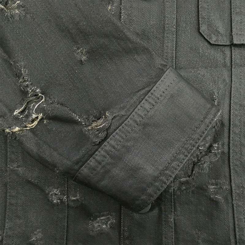 ディオールオム 04SS 4EH1049686 エディ期 コーティング デストロイ デニム ジャケット 買取実績 画像