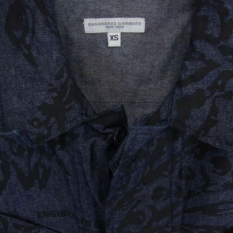 エンジニアードガーメンツ フラワープリント ジャングルファティーグ デニムジャケット 買取実績 画像