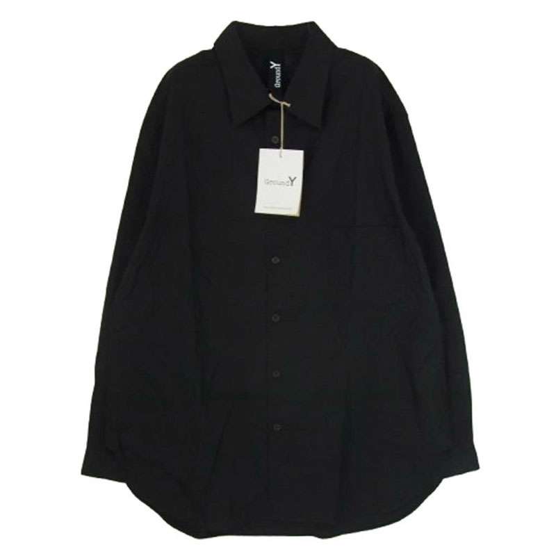 グラウンドワイ ヨウジヤマモト GP-B03-018 COTTON BROADCLOTH STANDARD BIG SHIRT コットンブロードクロス スタンダード ビッグ シャツ 買取実績 画像