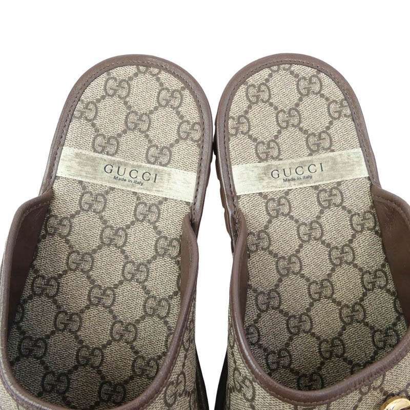 グッチ 655571 GGスプリーム ホースビット ミュール 買取実績 画像