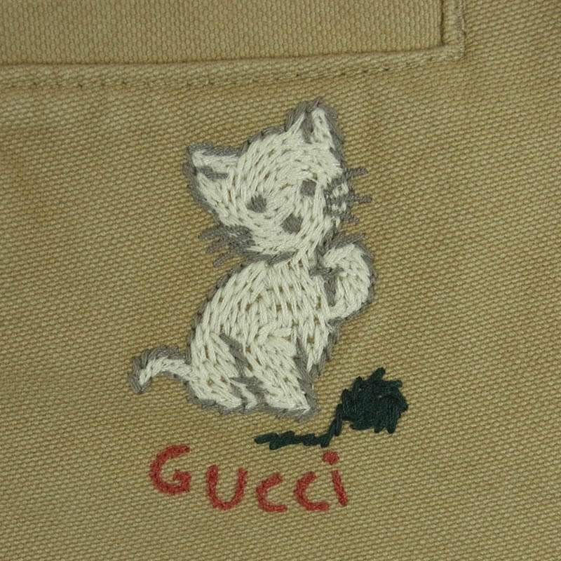 グッチ MH9 651728 キャット 刺繍 チノ トラウザー パンツ 買取実績 画像