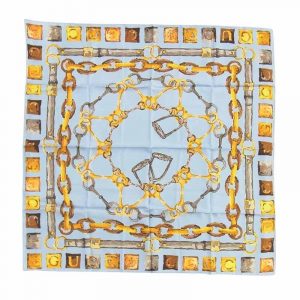 グッチ シルク100% ホースビット柄 スカーフ 買取実績