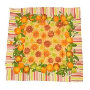 グッチ シルク100% フルーツ オレンジ スカーフ 買取実績