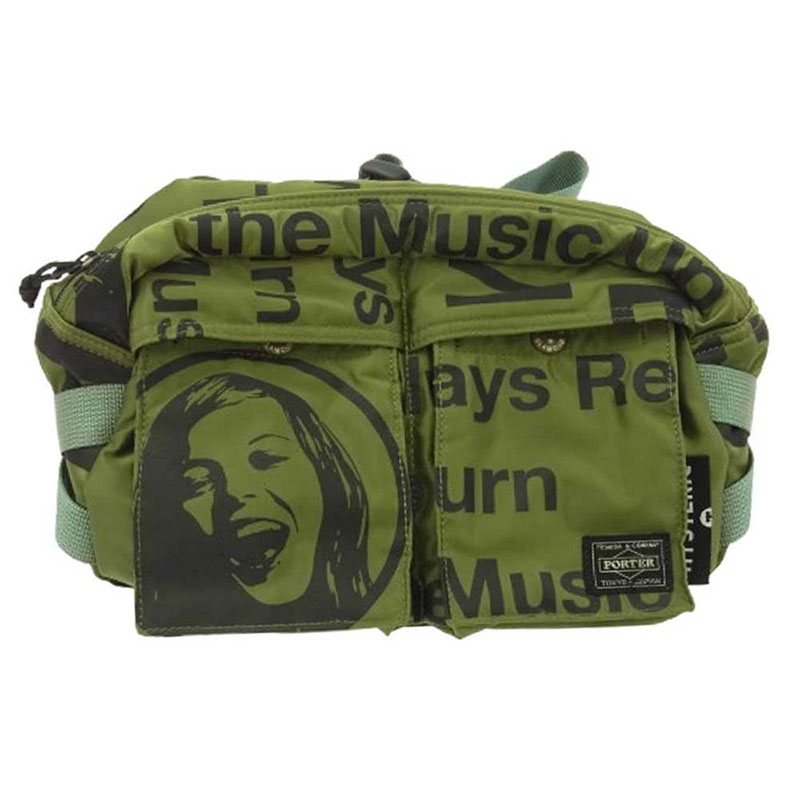 ヒステリックグラマー PORTER ポーター 別注 WAIST BAG TANKER タンカー ウエストバッグ ウエストポーチ 買取実績 画像