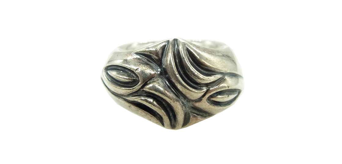 ロンワンズ カーブド シルク ラージ L リング 買取実績