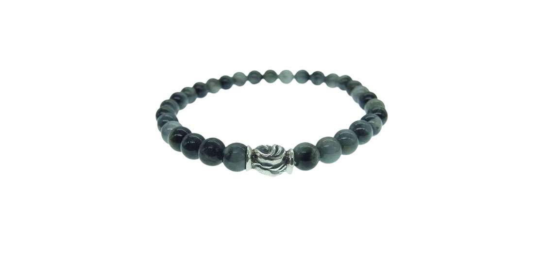 ロンワンズ MFSB-0001S-EE 販売証明カード付属 イーグルビード S イーグルアイ 6mm ストーンビーズ ブレスレット 買取実績