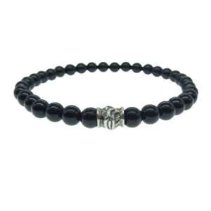 ロンワンズ MFSB-0002S-SO-L 販売証明書カード付 ホークビードS シャイニーオニキス 6mmビーズ ブレスレット 買取実績